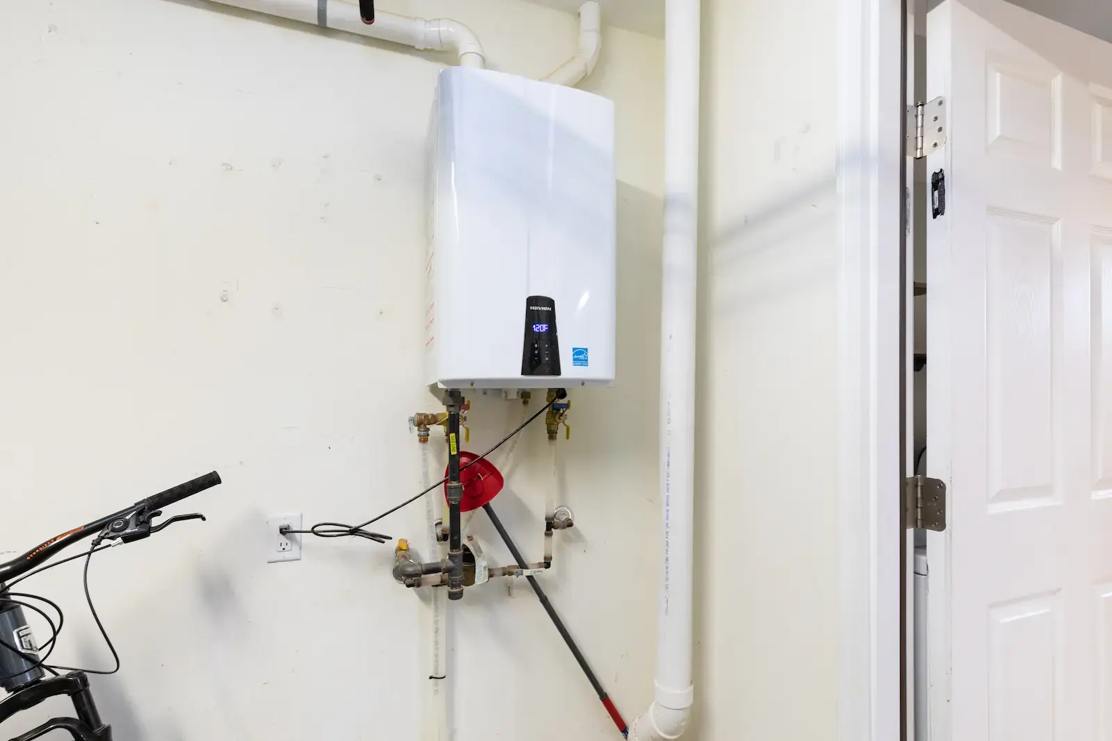 Ductless Maintenance in Gastonia, NC 3 Roland Black Heating, Cooling, Plumbing & Generators - tankless heater 3
